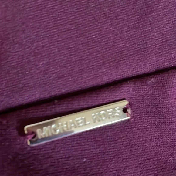 Michael Kors burgundy colored leggings size xs - Picture 2 of 4